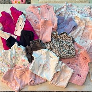 Carter's Kids Matching Sets - Pink, White, Purple, Gray